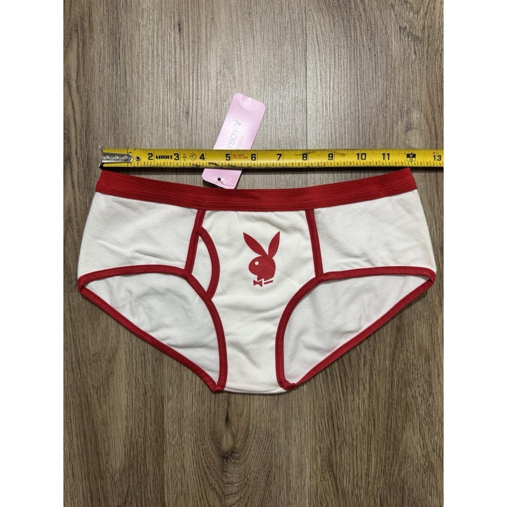 Y2K Vintage Playboy Kiss My Bunny Head Briefs Underwear Size L - Picture 9 of 11